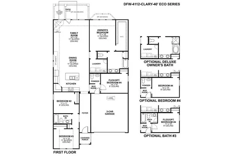 Floorplan - 2704 Fork Way, Celina, TX 75009 photo 3 of 3