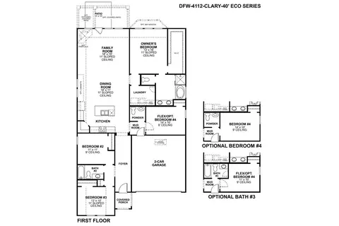 Floorplan - 2704 Fork Way, Celina, TX 75009 photo 1 of 2