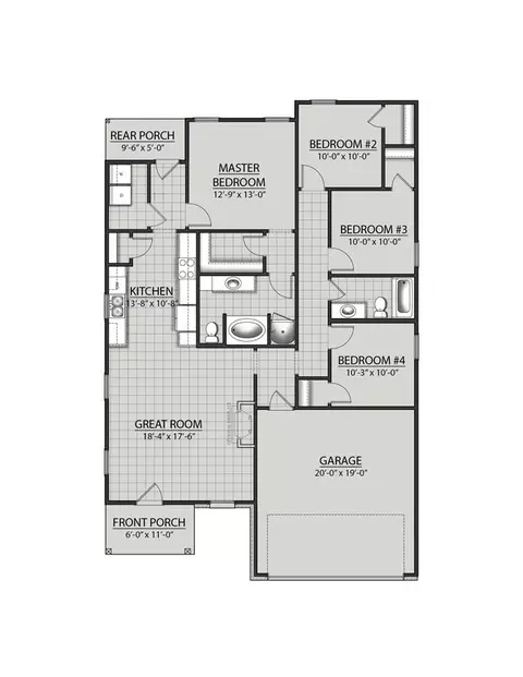 Floorplan - 109 Meadow Ridge Ln, Duson, LA 70529 photo 1 of 1