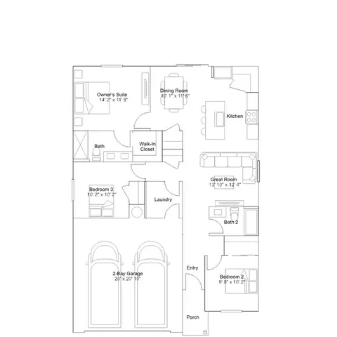 Floorplan - 8006 Black Ledge Way, Antelope, CA 95843 photo 1 of 1