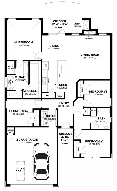 Floorplan - 2800 Heather Hvn, Moore, OK 73160 photo 1 of 1