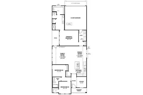 Floorplan - 2704 Fork Way, Celina, TX 75009 photo 1 of 1