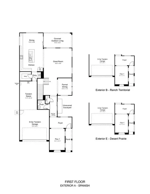 Floorplan - 1923 E Cedar Ridge Rd, Phoenix, AZ 85085 photo 1 of 3