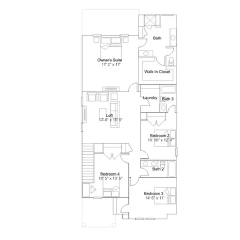 Floorplan - 3195 Delmar Dr, Durham, NC 27703 photo 3 of 4