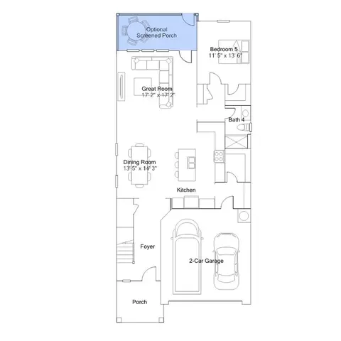 Floorplan - 3195 Delmar Dr, Durham, NC 27703 photo 2 of 4