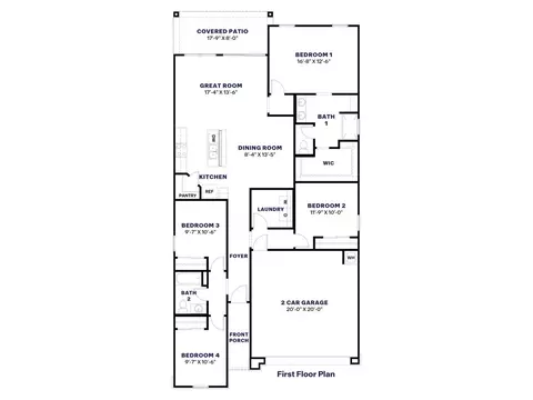 Floorplan - 9648 S Caballo Dr, Apache Junction, AZ 85120 photo 1 of 1