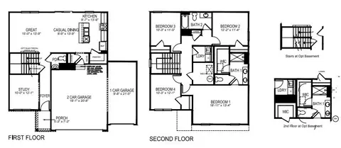 Floorplan - 626 Fallen Leaf Dr, Belton, MO 64012 photo 1 of 3