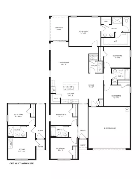 Floorplan - Doire Drive, Saint Cloud, FL 34769 photo 2 of 2