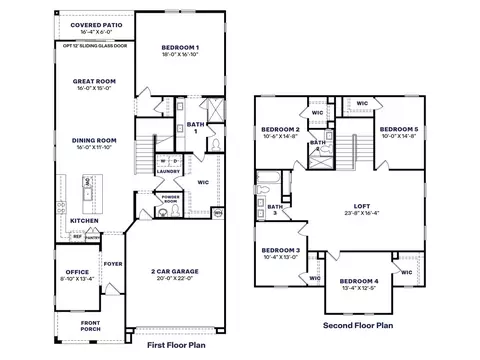 Floorplan - 3259 S 263rd Dr, Buckeye, AZ 85326 photo 1 of 1