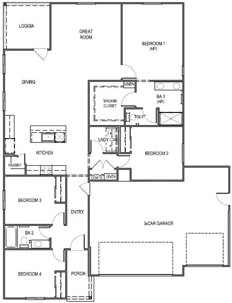 Floorplan - 906 Katmai Pl, Redding, CA 96001 photo 1 of 1