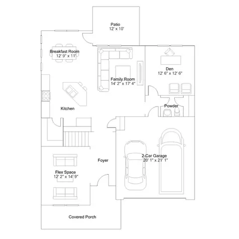 Floorplan - 263 Foxglade Dr, Gilbert, SC 29054 photo 1 of 2