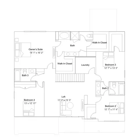 Floorplan - 1605 Copper John Rd, Wake Forest, NC 27587 photo 5 of 5