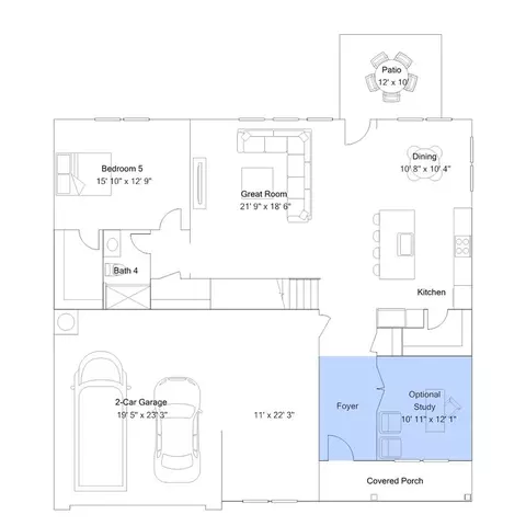 Floorplan - 1605 Copper John Rd, Wake Forest, NC 27587 photo 4 of 5