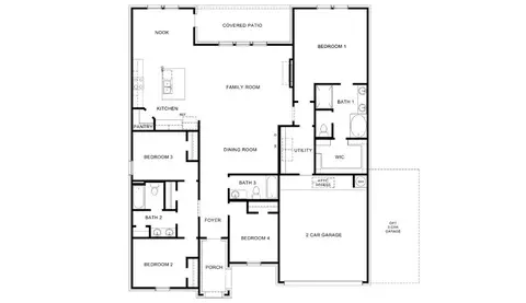 Floorplan - 717 Riggs Ave, Tontitown, AR 72762 photo 1 of 1
