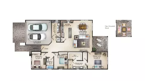 Floorplan - 3177 Greenview Ln, Saint Cloud, FL 34773 photo 1 of 1