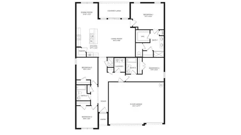 Floorplan - 3980 Kennebunk Loop, Mount Dora, FL 32757 photo 1 of 1