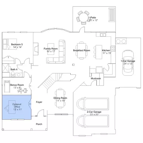 Floorplan - 247 Deer Valley Run, Canton, GA 30115 photo 2 of 7
