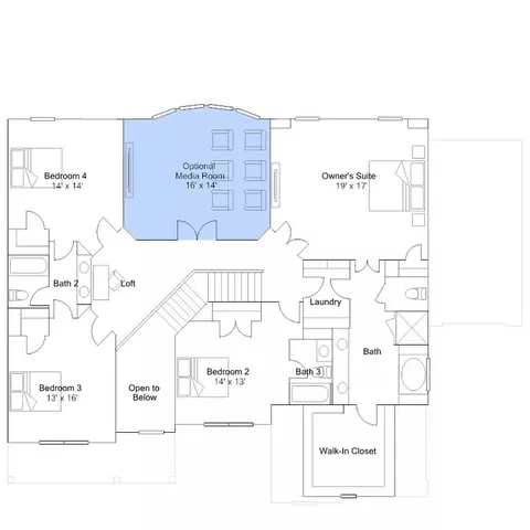 Floorplan - 247 Deer Valley Run, Canton, GA 30115 photo 6 of 7