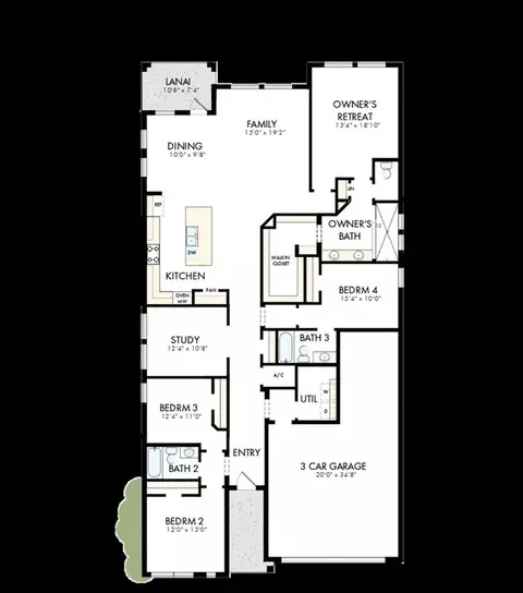 Floorplan - 5701 Coopers Hawk Ct, Saint Cloud, FL 34772 photo 1 of 1