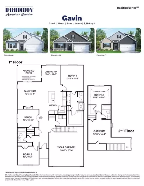 Floorplan - 7505 Percussion Dr, Apex, NC 27539 photo 1 of 1