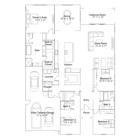 Floorplan - 5548 Dora Way, Oceanside, CA 92057 photo 1 of 1