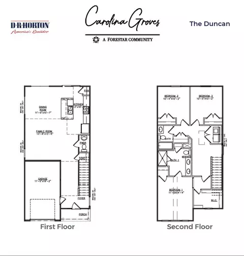 Floorplan - 314 Sweetspire St, Moncks Corner, SC 29461 photo 1 of 1