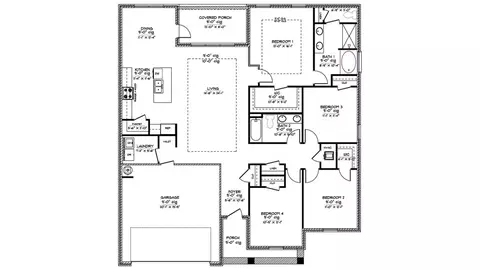 Floorplan - 503 Vista Pointe, Pearl, MS 39208 photo 2 of 2
