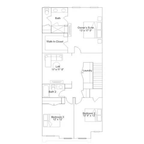 Floorplan - 1406 Copper John Rd, Wake Forest, NC 27587 photo 4 of 4