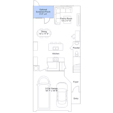 Floorplan - 1406 Copper John Rd, Wake Forest, NC 27587 photo 3 of 4