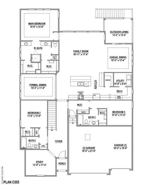 Floorplan - 2093 Falling Leaf, Windsor, CO 80550 photo 1 of 4