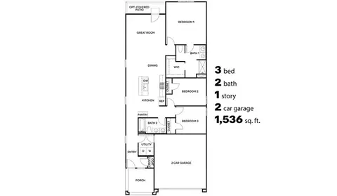 Floorplan - 5977 E Jayden Ln, Tucson, AZ 85756 photo 1 of 1