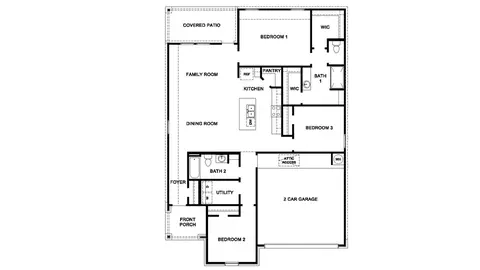 Floorplan - 162 Candy St, Georgetown, TX 78626 photo 1 of 1