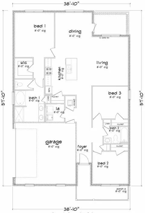 Floorplan - 34 Kings Crossing Dr, Lucedale, MS 39452 photo 2 of 2