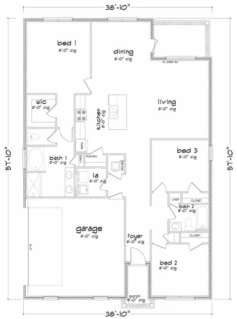 Floorplan - 34 Kings Crossing Dr, Lucedale, MS 39452 photo 1 of 2