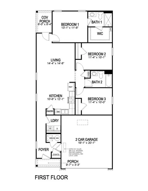 Floorplan - 24 Sealy Dr, Byhalia, MS 38611 photo 1 of 1