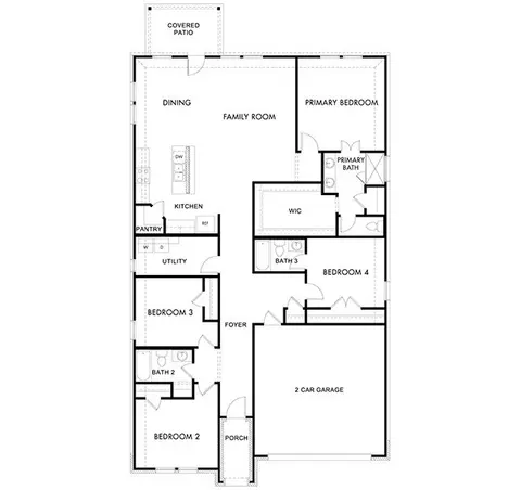 Floorplan - 303 Eldora Dr, Nevada, TX 75173 photo 1 of 1