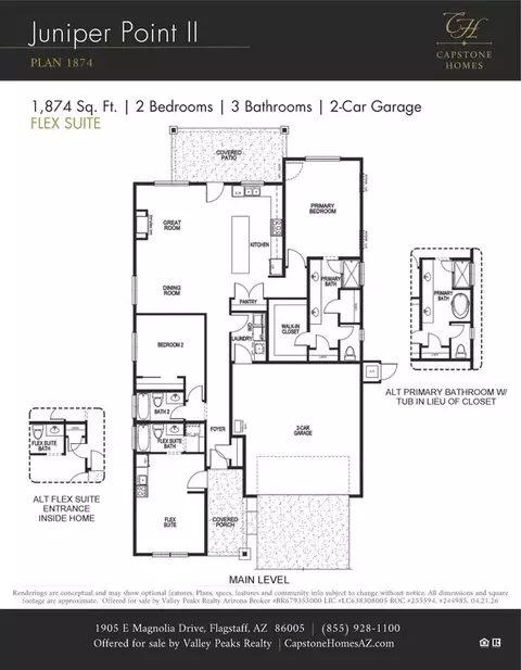 Floorplan - 1905 E Magnolia Dr, Flagstaff, AZ 86004 photo 1 of 1