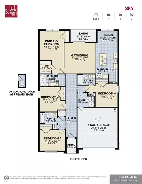 Floorplan - 9544 Vibrant Ln, Venice, FL 34292 photo 1 of 1