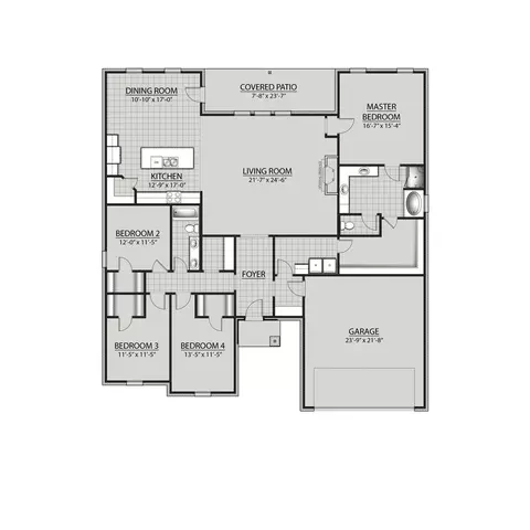 Floorplan - 14 Splendor Run, Freeport, FL 32439 photo 1 of 1