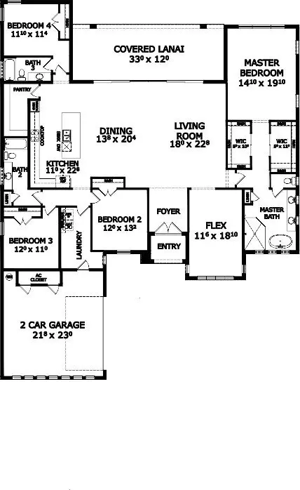 Floorplan - 18477 Foxtail Loop, Venice, FL 34293 photo 1 of 1