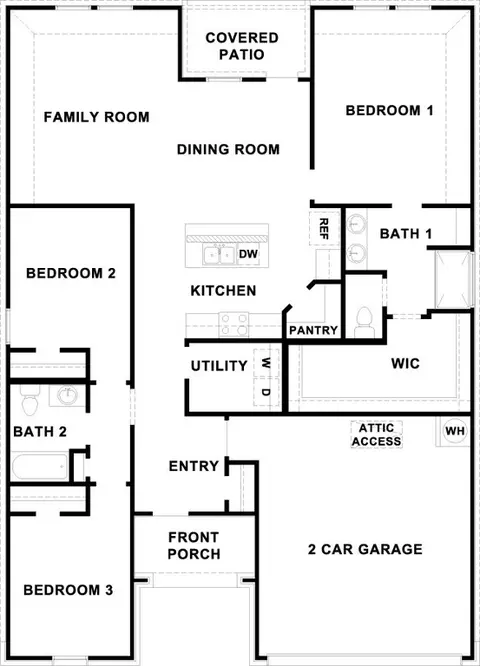 Floorplan - 13405 Eppright Trce, Manor, TX 78653 photo 1 of 1