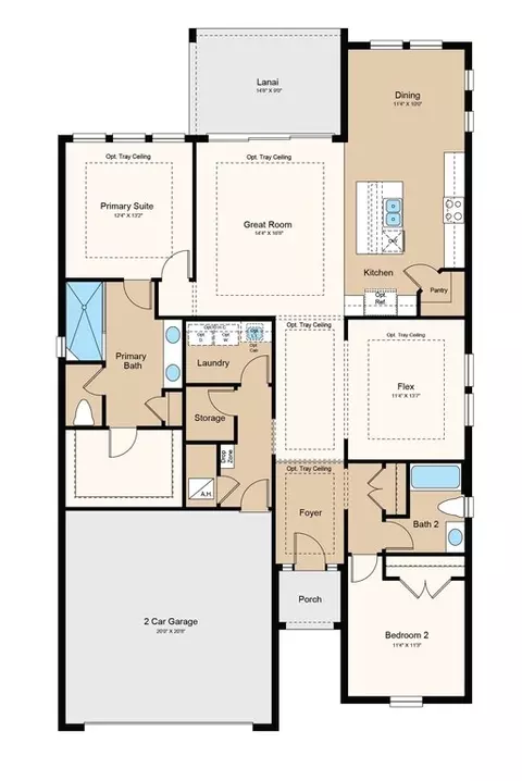 Floorplan - 15640 Cassio Way, Naples, FL 34114 photo 1 of 2