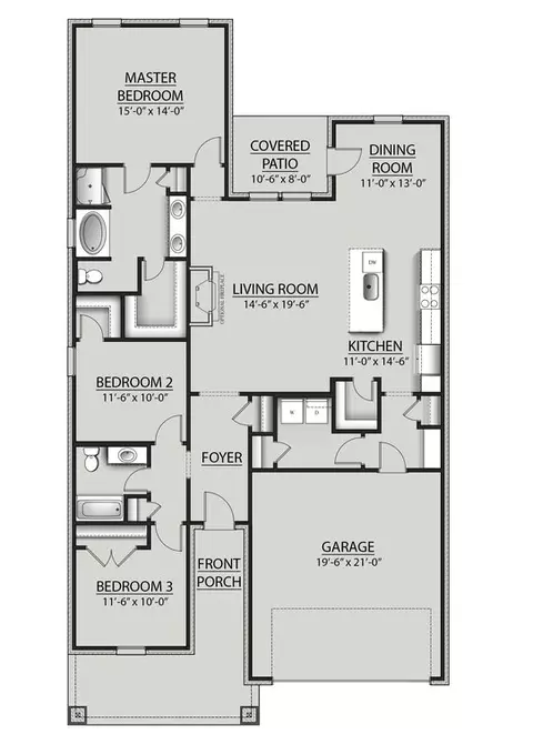 Floorplan - Coming Soon, Crestview, FL 32536 photo 1 of 1