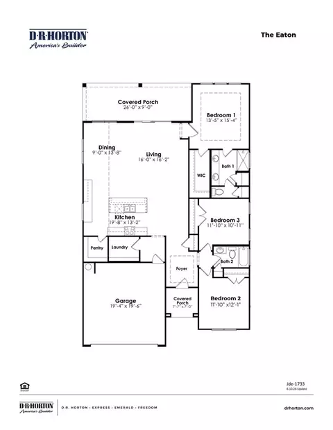 Floorplan - 154 Bantry Ln, Conway, SC 29526 photo 1 of 1