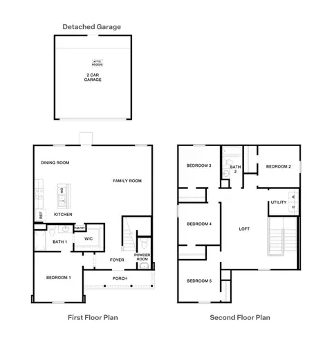 Floorplan - 1091 Phantom Hill Blvd, Buda, TX 78610 photo 1 of 1