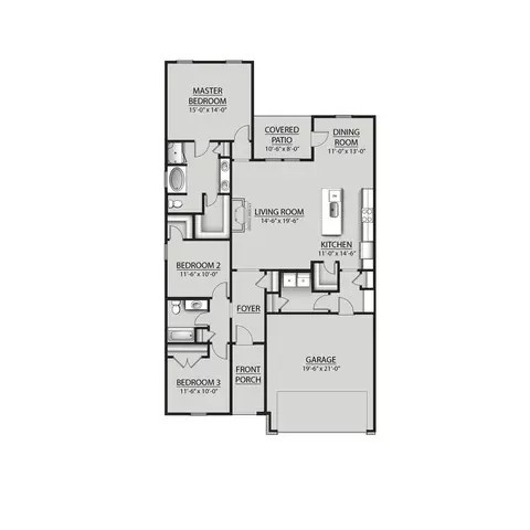 Floorplan - 32573 White Bloom Ln, Walker, LA 70785 photo 1 of 1