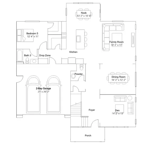 Floorplan - 7958 Floyd Glenn Wise Dr, Tracy, CA 95377 photo 1 of 2