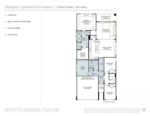 Floorplan - 5170 Enchanted Pine Ct, Spring, TX 77386 photo 1 of 2
