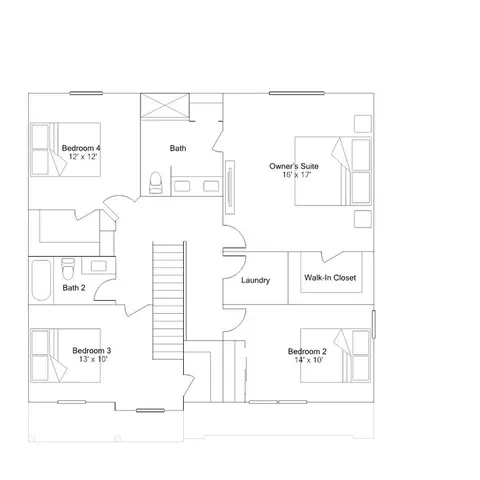 Floorplan - 5731 E 109th St, Winfield, IN 46307 photo 3 of 3