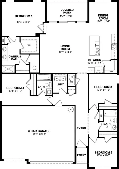 Floorplan - 17325 Whiskey Creek Trl, Parrish, FL 34219 photo 1 of 1
